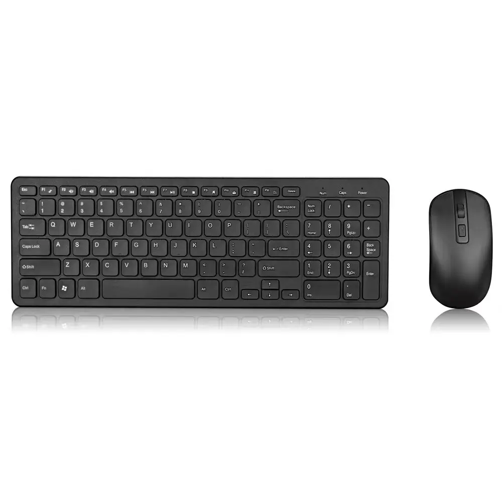 Manufacturer's hot selling wireless 2.4G keyboard and mouse combination set suitable for laptop office keyboard