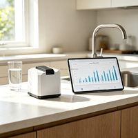 Analizador de Calidad del Agua Portátil WEIAI con Bluetooth y Aplicación, Medidor de Calidad del Agua para Alimentos y Bebidas, COD, Cloro Residual y Turbidez