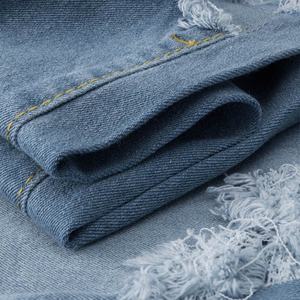 Pantalones Vaqueros Ajustados de Cintura Alta para Mujer, Estilo Western, Desgastados, Rotos, de Mezclilla - Product Image 5