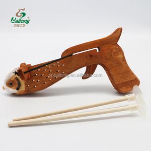 Arc à flèches en bois coloré peint à la main <span class=keywords><strong>de</strong></span> 22 cm pour enfants, jeu <span class=keywords><strong>de</strong></span> <span class=keywords><strong>tir</strong></span> en plein air - Product Image 5