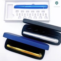 Boîte cadeau rigide personnalisée avec logo mat, revêtement UV, fermeture magnétique, impression couleur 4C, emballage recyclable pour stylos applicateurs cosmétiques