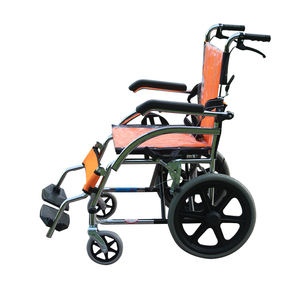 <span class=keywords><strong>Silla</strong></span> de <span class=keywords><strong>ruedas</strong></span> manual de tamaño pequeño para niños, <span class=keywords><strong>estrecha</strong></span> y resistente, fácil de controlar, para cuidado infantil y suministros de terapia de rehabilitación - Product Image 1