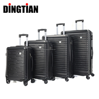 4PCS Grande Capacité ABS Trolley Travel Bagages Sets avec Vacuum Bag Spinner Caster Business Suitcase Travel Bags 20/24/28/32inch