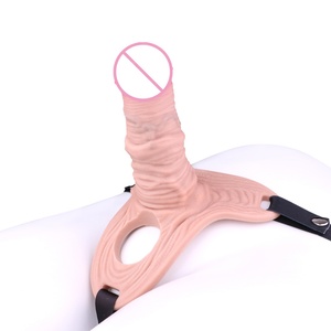 Hollow Horse <b>Dildo</b> Male Chastity Cage for Couple Wearable Penis Lock Device BDSM Adult Bondage Game Comfortable Strap on Sex Toy - Product Image 2