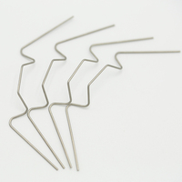 Clip de fixation à ressort en fil métallique galvanisé de 7 lb, style W-Coil, pour serres et usage industriel