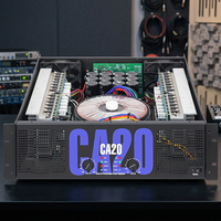 Amplificateur de puissance professionnel CA20 2*1000W 8ohm stéréo double canal classe H, corps métallique 4 ohms, 20Hz-20KHz, XLR