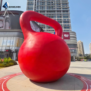 Bollitore scultura-bollitore gigante in fibra di vetro per Shopping Plaza e quartieri commerciali (installazione di arte moderna) - Product Image 4