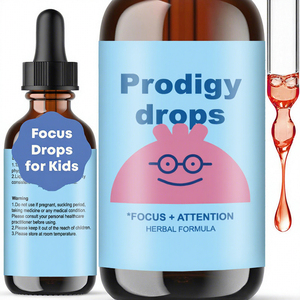 Stock Kids Zeolite Children's Prodigy Drops Concentration & Attention Formule à base de plantes avec Ginkgo, Gotu Kola et Menthe poivrée 30ml Liquide oral - Product Image 3
