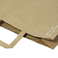 Sacs d'emballage pour vêtements en papier cartonné blanc recyclable personnalisés avec votre propre logo, vente en gros