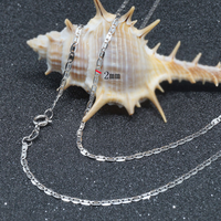 Nouvelle Chaîne en Argent Sterling 925 Tendance, Collier Chaîne Arc Wave Marina, Bijoux de Mode