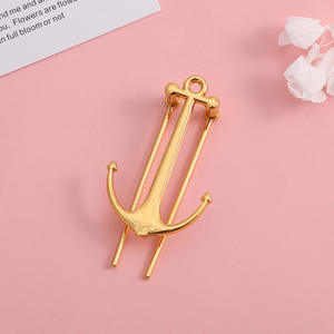 Nouveau métal Double pôle <span class=keywords><strong>ancre</strong></span> signet créatif personnalisé bricolage étudiant Page Clip signet manuel marque de séparation - Product Image 4
