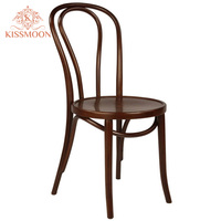 Chaise de banquet moderne en bois massif imperméable avec coussin pour événements extérieurs, hôtels, mariages, fêtes - Mobilier d'hôtel