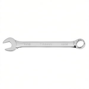 Clé combinée Fervi 11/16 pouces chromée polie miroir - Product Image 2
