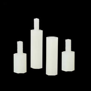 六角スタンドオフスペーサー M3 M4 M8 ネジ付き ナイロン PCB 回路基板 マザーボード取り付け金具 ラズベリーパイサポートピラー - Product Image 3