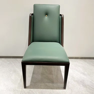 Silla de Comedor de Madera Maciza de Lujo al por Mayor, Muebles de Alta Calidad, Silla Verde de Madera <span class=keywords><strong>Cerca</strong></span> de Mí - Product Image 1