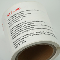 Label Peringatan Bahan Kimia Berbahaya Barcode Kustom Grosir, Stiker Roll PP Sintetis Tahan Air, Sesuai Piktogram GHS, Anti UV