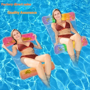 ที่นอนเป่าลมแบบมีคลิปหนีบจับ PVC แบบไล่ระดับสีแบบหนีบเดี่ยวแบบลอยได้เป็นมิตรกับสิ่งแวดล้อม - Product Image 5