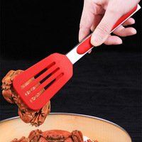 Ensemble de pinces à aliments magnétiques antidérapantes et antirouille de 9 pouces, 3 pièces, pour cuisine, barbecue extérieur, steak, pain, rôtis, haute température