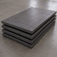 Plaque d'acier au carbone à épaisseur moyenne laminée à chaud ASTM A36 SS400 Q235 Q345, taille personnalisée pour les machines de construction