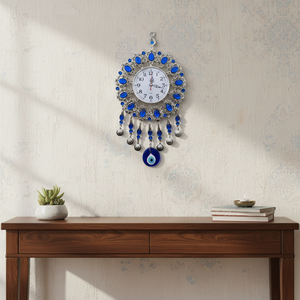 GLASS EVIL EYES <b>WALL</b> ORNAMENT 22 X 42 CM <b>Wall</b> <b>Clocks</b> Product Category - Product Image 3