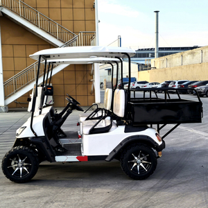 Voiturette de golf électrique ZOWN 4 places, couleur personnalisée avec toit et pare-chocs avant pour les attractions touristiques, garantie de 2 ans - Product Image 1