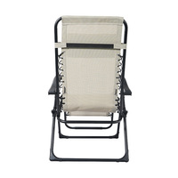 Silla Plegable Portátil de Metal y Tela Oxford para Exteriores, Cómoda, Color Beige, para Camping, Playa, Parque, Disponible en España