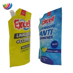 Nhựa đứng Spout Pouch đóng gói túi in ấn tùy chỉnh đứng lên Pouch nhôm với giặt chất tẩy rửa Spout Túi - Product Image 4