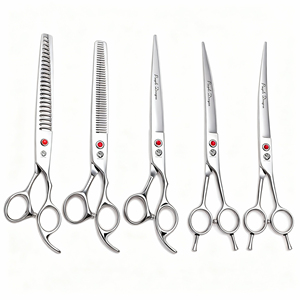 Purple Dragon 8 "professionnel chien <span class=keywords><strong>chat</strong></span> toilettage ciseaux amincissement cisailles japonais en acier inoxydable tranchant lames de précision 3005 - Product Image 2