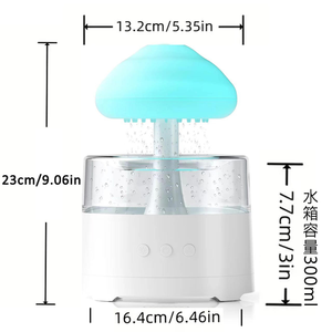 Máy tạo độ ẩm siêu âm USB Type-C công suất 0.5-1L mát sương 7-màu ánh sáng ban đêm di động bàn hương thơm khuếch tán - Product Image 4