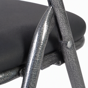 <span class=keywords><strong>Sedia</strong></span> Ausiliaria Pieghevole per Yoga con Telaio in Metallo e Seduta Imbottita in PU, Supporto per Pratica Yoga in Studio e a Casa - Product Image 6