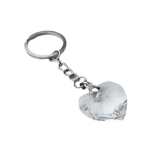 Künstliche Kristall transparente herzförmige Schlüssel anhänger Schlüssel bund für Hochzeit Baby Shower Gäste Souvenir Geschenk Geschenke