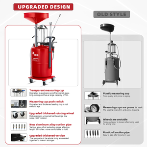 Extracteur d'huile moteur haute capacité 100L – Équipement rapide et propre pour l'extraction d'huile pour ateliers de réparation automobile et maintenance de garages - Product Image 6