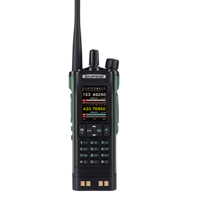 BAOFENG DM-32 Walkie Talkie AES256 Encryption Radio 8W UHF&VHF Dual Band GPS Location NOAA DTMF DMR Digital Radios