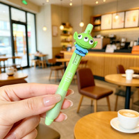 Bolígrafo de Gel Borrable con Diseño de Personajes de Toy Story en 3D, 0.5 mm, Retráctil, Decorativo, para Estudiantes, Material de Escritura