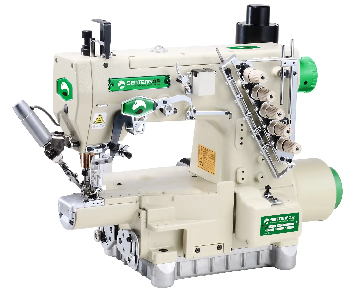 ST 720-CB365/DET mechatronics full automatic computerized small cylinder bed interlock industrial sewing machine