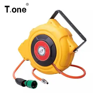 Plastic Garden Water Hoses Reels automatic compressed Retractable Extension Cord Reel Air Hose Reel Wall Mount