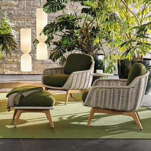 Hot Selling Garden Furniture Lounge Set Villa Leisure Pe <b>rattan</b> Aluminum Alloy <b>Sofa</b> <b>Outdoor</b> Lounge Sectional <b>Sofa</b> Furniture Set - Product Image 3