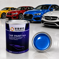 1. Fournitures de rénovation anti-rayures durables, peinture automobile 1K couleur nacrée, adaptée aux projets de peinture en atelier de réparation automobile