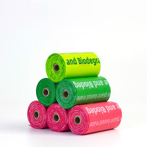 Sacs à déjections pour chiens et chats biodégradables certifiés EN13432, matériau PBAT, compostables, imperméables, durables, étiquette privée - Product Image 3