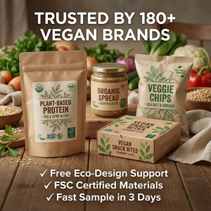 Rouleau d'étiquettes alimentaires autocollantes écologiques, autocollant personnalisé pour produits naturels et biologiques pour les marques végétariennes et écologiques - Product Image 4