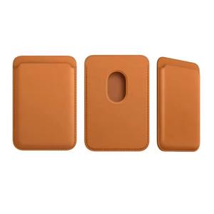 Portefeuille Magnétique en Cuir de Gros avec Fente <span class=keywords><strong>Externe</strong></span> pour Téléphone Portable et 2 Anneaux Autocollants Métalliques <span class=keywords><strong>MagSafe</strong></span> pour Tous Types de Téléphones - Product Image 2