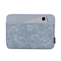 Anti air 11-15 inci Dompet pelindung Universal Tablet Laptop pola bunga tas lengan untuk Macbook iPad Pro/ Galaxy Tab S10