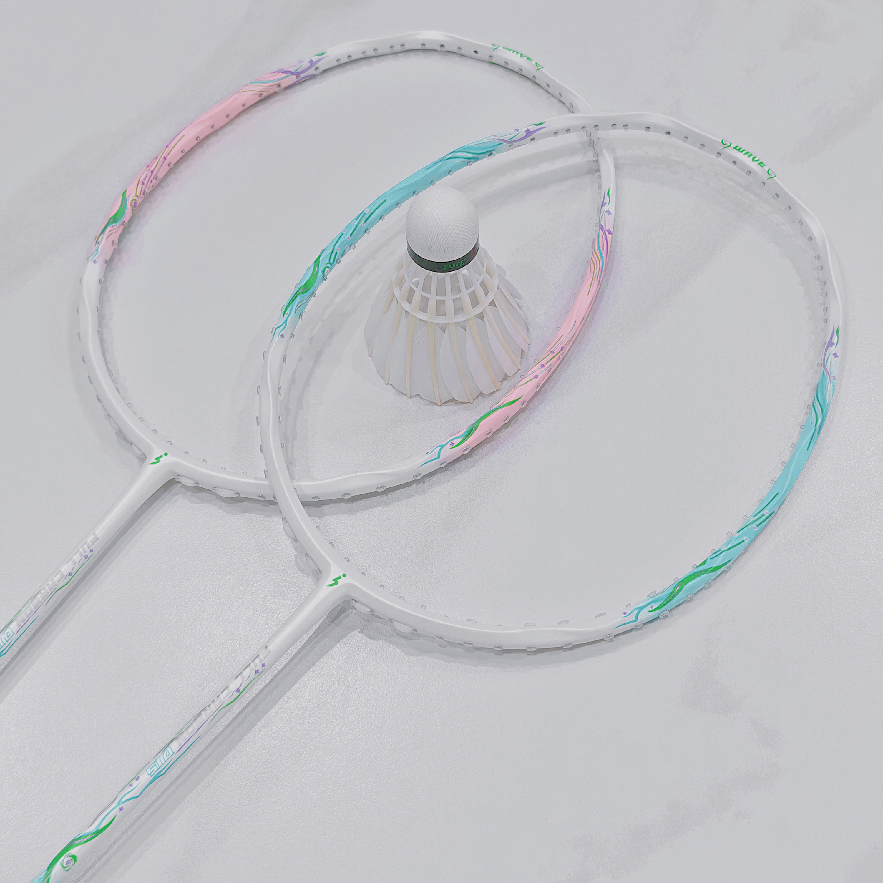 Dmantis D15 High Quality Carbon Fiber Badminton Racket with Soft PU Grip Handle Lightweight Durable Shock Absorbing 68cm