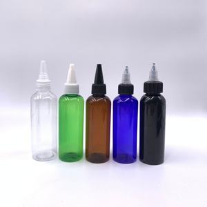Botella de Plástico PET Transparente de 2oz 60ml 100ml 200ml para Solventes, Aceites, Pintura, Tinta, Aceite para el Cabello, con Tapón de Rosca y Punta Aplicadora - Product Image 4