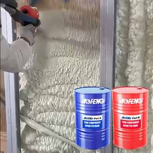 Hai thành phần PU phun bọt <span class=keywords><strong>polyurethane</strong></span> bọt đóng cửa di động bọt cho âm thanh và cách nhiệt sử dụng - Product Image 1