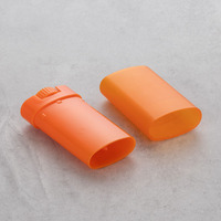 Tubes en plastique ovales plats vides de 15g et 30g pour bâton solaire, cire capillaire, crème solide, baume à lèvres, conteneur rotatif, emballage de déodorant