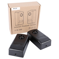 Capteur de faisceau infrarouge photocellule IP65 efficace, portée extérieure de 20 m, anti-éblouissement pour portail et porte anti-pincement