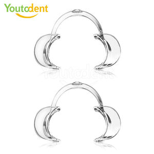 Ouvreur de bouche de blanchiment des dents en forme de C noir orthodontique écarteur de joue fabriqué à partir de plastique - Product Image 4