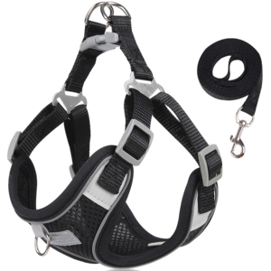 Harnais pour <span class=keywords><strong>chien</strong></span> Gilet réfléchissant réglable <span class=keywords><strong>Protection</strong></span> professionnelle sans traction résistant à l'usure <span class=keywords><strong>Chien</strong></span> Chat Poitrine Gilet Harnais Marche Chiot - Product Image 1