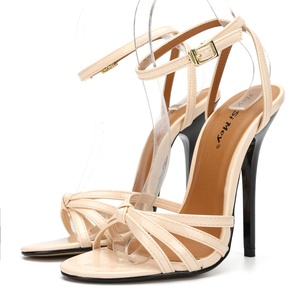 Sandales à talons hauts extra-larges taille 37-48, 13 cm, dessus en PU, semelle en caoutchouc, sangle à boucle, légères. <span class=keywords><strong>Pour</strong></span> hommes et femmes. Nouvelle Usine de Style - Product Image 5